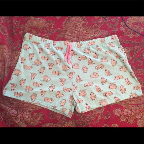 Bobbie Brooks Other - 🌟3/$15🌟Sloth Pajama Shorts Plus Size 3X Sleep